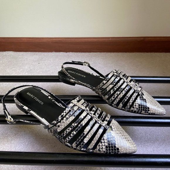 MARC FISHER Women Adra2 Pointy Toe Shoes - NEW - Picture 6 of 7